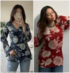 Floral Cotton Kurti for Women, Pack of 2 