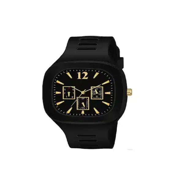Analog Watch for Men (Black)