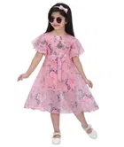 Georgette Printed Dress for Girls 