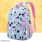 Polyester Backpack Bag, Blue