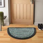Microfiber Doormat, Pack of 2, Black 