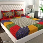 Cotton Double Bedsheet with 2 Pillow Cover 