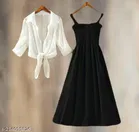 Poly Crepe Dress for Women 