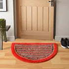 Microfiber Doormat, Pack of 2, Red 