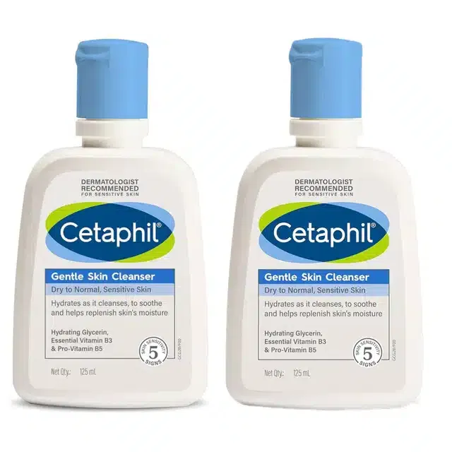 Cetaphil Face Wash (Pack of 2, 125 ml)
