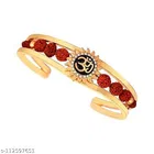 Adjustable Gold Om Kada Bracelet for Men, Pack of 10