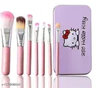 Combo of 7 Pcs Hello Kitty Makeup Brushes & Blush Brush 
