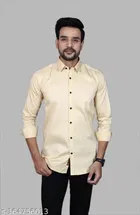 Cotton Blend Full Sleeves Shirt for Men 