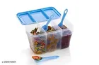 3 In 1 Airtight Storage Container with 3 Spoons 