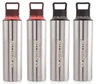 Nirlon Stainless Steel Water Bottles (Silver, 900 ml) (Pack of 4)