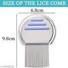 Stainless Steel Lice Treatment Comb, Multicolor
