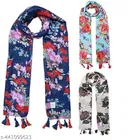 Poly Chiffon Printed Scarves for Women 