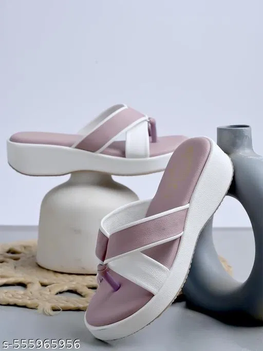 Shoetopia Solid Sandals Purple Size 7