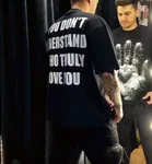 Cotton Round Neck Printed Oversized T-Shirt for Men 