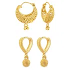 Designer Gold Plated Earrings Set for Women & Girls 