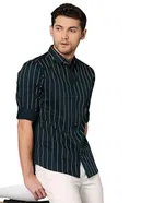 Full Sleeves Striped Shirt for Men 