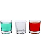 Afast Stylish Clear Transparent Multipurpose Drinking Glass- Water/Juice 