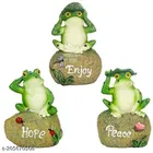 Resin Decorative Frogs Showpiece 