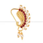 Designer Gold Plated Nosepin for Women 