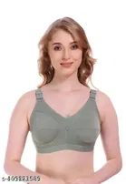 Cotton Blend Solid Non Padded Bras for Women 