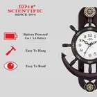 Plastic Pendulam Shape Analog Wall Clock 