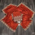 Vichitra Silk Jaipuri Designs Embroidery Kit 