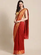 New Fancy Chanderi Silk Festive Sarees 