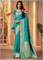 Kanjeevaram Zari Woven Saree for Women 
