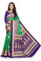 Khadi Silk Printed Saree for Women 
