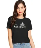 Half Sleeves Printed T-shirt for Women & Girls 