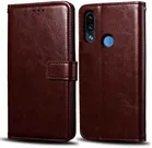 Samsung A20 /Galaxy A30 /M10S Artificial Leather Mobile Flip Cover 