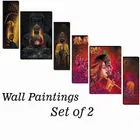 MDF 2 Pcs Designer Wall Painting for Home & Office 