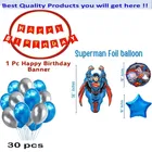 Super Man Theme Birthday Decoration ,Red,Set Of 1