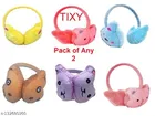 Fur Earmuffs for Kids (Multicolor, Pack of 2)