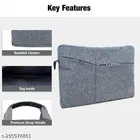Plastic Laptop Bag for Men, Grey