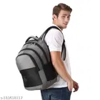 Nylon Backpack for Men & Women, Grey