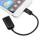 Plastic USB to Type B OTG Data Cable (Black)