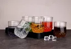 Set of 6 Crystal Plastic Glass