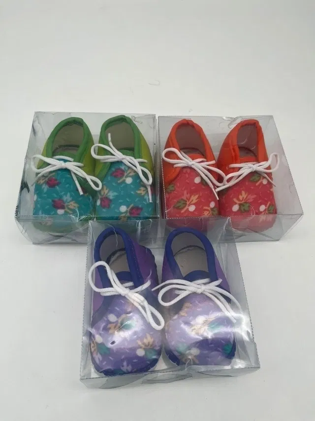 Booties for Infant (Multicolor, 3- 6 Months) (Pack of 3)