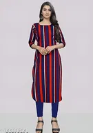 Laining Heavy Digital Print Kurti (L)