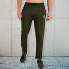 Lycra Nylon Logo Printed Track Pant for Men 