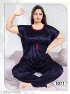 Satin Nightsuit for Women 