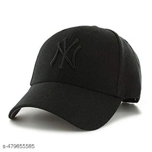 Polyblend Cap for Men (Free Size, Free Size)