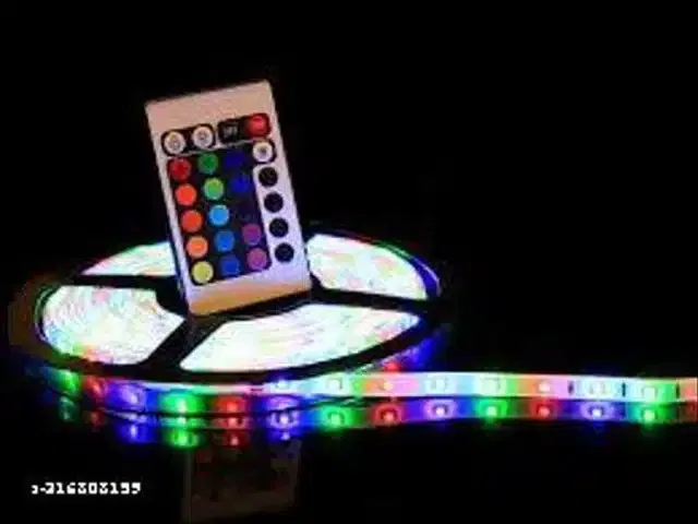 Remote Control LED Strip Lights (Multicolor, 4 m)