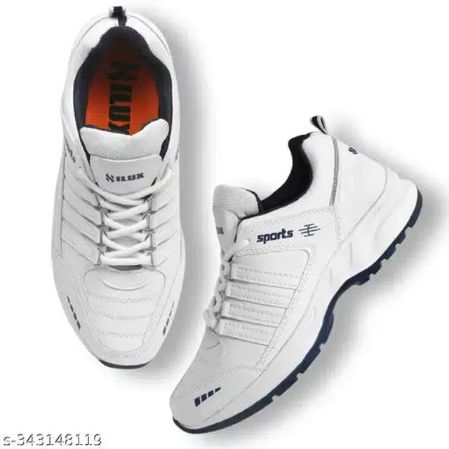 Casual Shoes for Men (White, 10)