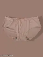 Solid Mid Rise Seamless Silk Briefs for Women, Pack of 4 