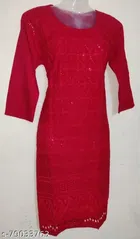 Cotton Embroidered Kurti for Women 