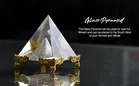Crystal Pyramid Original Pure Clear Quartz for Home & Offices For Positive Energy And Vastu Correction.Good Luck & Prosperity 