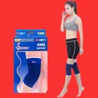 Polyester Solid Knee Sleeves for Women (Blue, Set of 1)