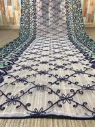 Kalamkari Embroidered Net Dupatta for Women 